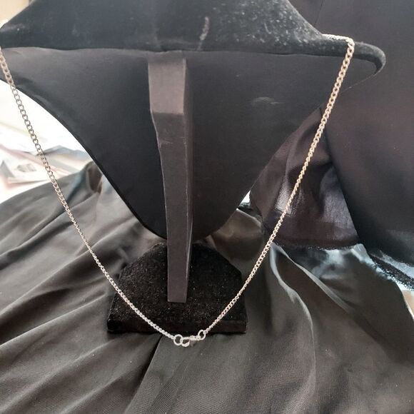 SILVER DANDELION NECKLACE WITH HANGING WISH CHARM - Picture 12 of 12